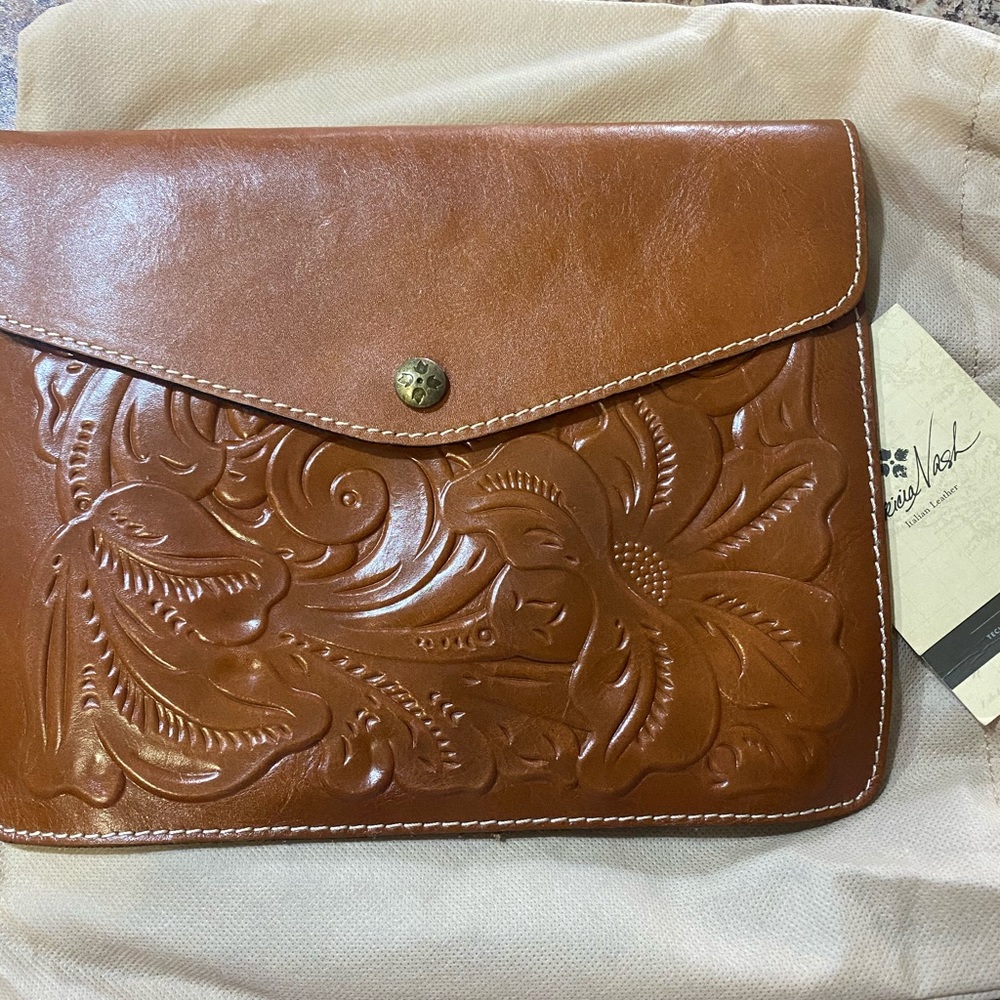 Patricia Nash Leather Clutch